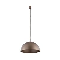 Suspension ronde Ø 50 cm brun mat métal 4x...