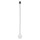 Suspension en verre Boule G9 Ø 16 cm Noir Blanc