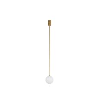 Pendelleuchte verstellbar Kugel G9 Ø 12 cm in Gold...
