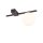 Plafonnier G9 Noir Blanc Verre Aluminium Moderne