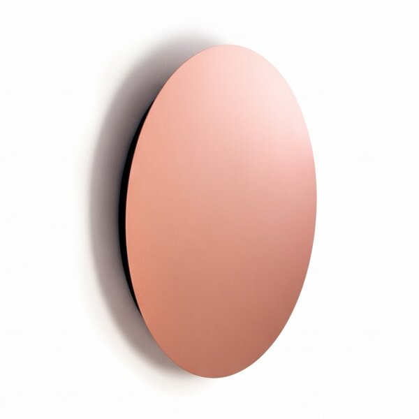 Applique LED en cuivre mat 3000 K métal rond Ø 35 cm