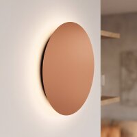 Applique LED en cuivre mat 3000 K métal rond...
