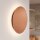 Applique LED en cuivre mat 3000 K métal rond Ø 35 cm