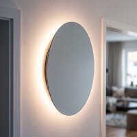 Beleuchteter Wandspiegel LED 3000 K 90 lm Ø 39 cm...