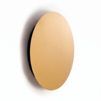 LED Wandleuchte Gold matt Ø 25 cm in 3000 K rund...