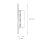 LED Wandlampe Ø 15 cm in Gold 3000 K 60 lm Holz Metall