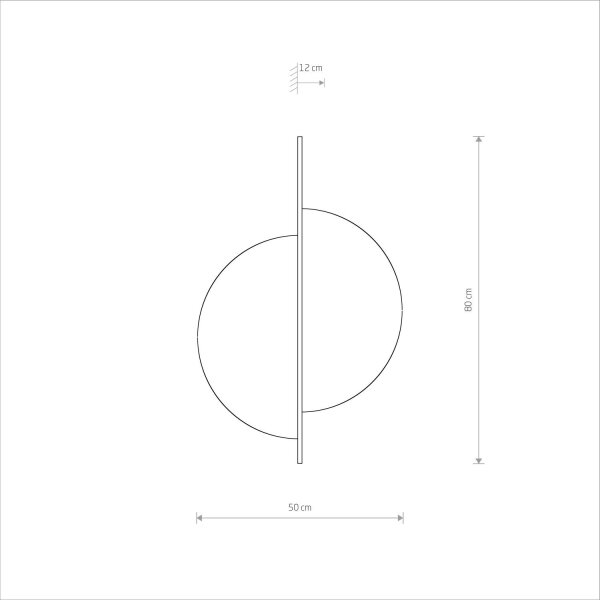 Wandlampe innen Holz Metall H: 80 cm groß für 2x GX53