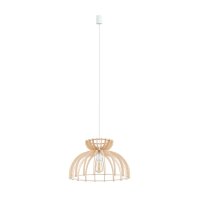 Lampe à suspendre E27 Ø 48 cm Blanc Naturel...