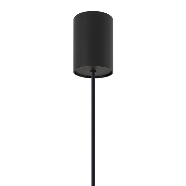 Hängeleuchte Holz Ø 16 cm Schwarz E27 verstellbar