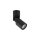 Spot mural noir GU10 Ø 6,9 cm aluminium orientable
