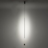 LED Pendelleuchte Schwarz Ø 5,5 cm Metall schmal