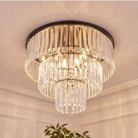 Lampe de plafond cristal art nouveau Ø 56 cm 9x...