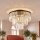 Lampe de plafond cristal art nouveau Ø 56 cm 9x E14 décoratif
