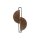 Applique LED 3000 K 340 lm noir bois indirect décoratif