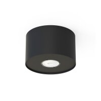 Spot Schwarz GU10 &Oslash; 12,7 cm klein H: 8 cm Modern Aufputz
