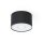Spot Schwarz GU10 Ø 12,7 cm klein H: 8 cm Modern Aufputz