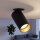 Spot Lampe encastrée en noir or GU10 orientable