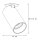 Spot Lampe encastrée en noir or GU10 orientable