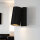 Spot Lampe Wand verstellbar Schwarz GU10 H: 11,5 cm