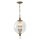 Suspension Abat-jour sph&eacute;rique &Oslash; 30,5 cm en antique r&eacute;glable PALLO