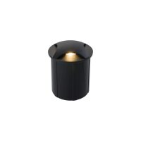 Boden Einbaustrahler LED Schwarz IP65 3000 K 12 lm...