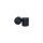 Spot mural extérieur IP54 GU10 noir orientable verre alu