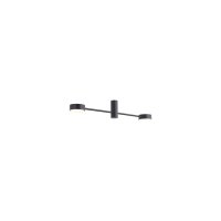 Deckenlampe 2-flammig GX53 Schwarz Metall Modern 68 cm lang