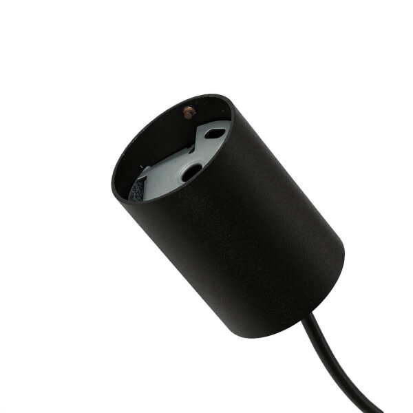 Lampe à suspendre noire GU10 Ø 20,5 cm métal rétro design