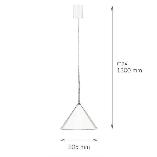 Lampe à suspendre noire GU10 Ø 20,5 cm métal rétro design