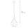 Lampe à suspendre noire GU10 Ø 20,5 cm métal rétro design
