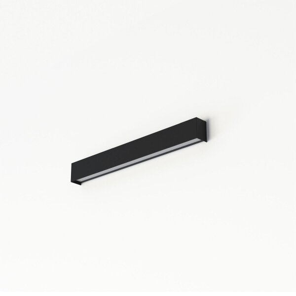 Wandlampe indirekt 62 cm lang Up Down 3000 K T8 LED Schwarz