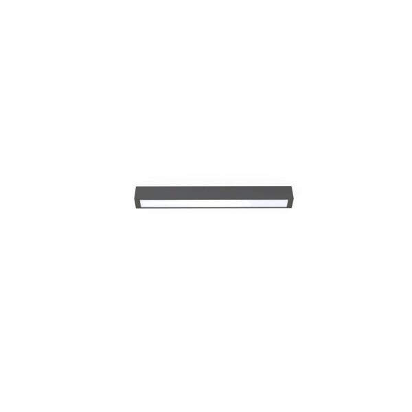 Deckenlampe Grau 62 cm lang T8 LED mit 3000 K warmweiß