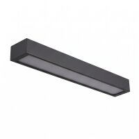 Plafonnier 3000 K 1700 lm noir T8 LED interchangeable L :...