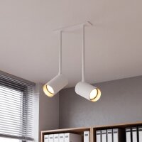 Deckenspot schwenkbar Einbau B: 17 cm 2x GU10 Weiß...
