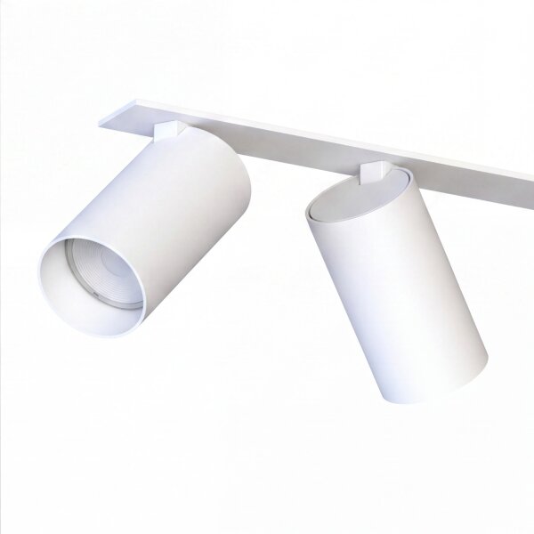 Deckenspot 3-flammig Einbau Weiß GU10 Metall 70 cm lang