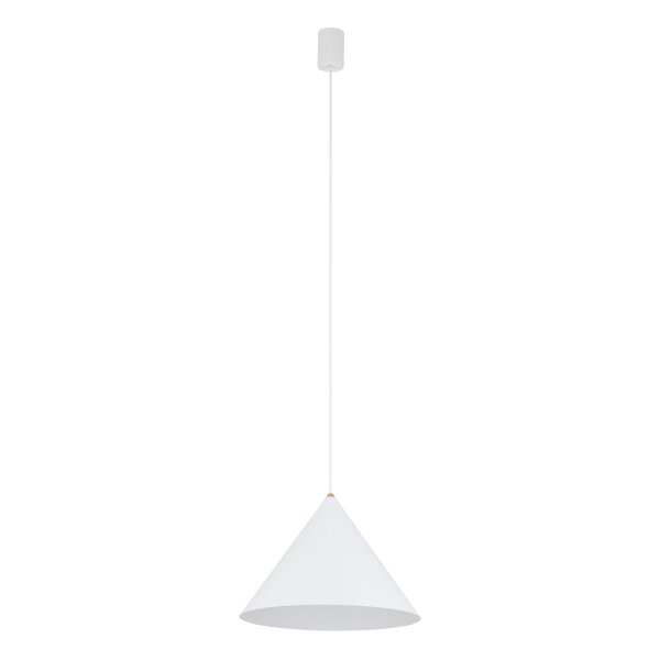 Hängeleuchte GU10 Weiß Ø 35 cm Metall verstellbar Retro