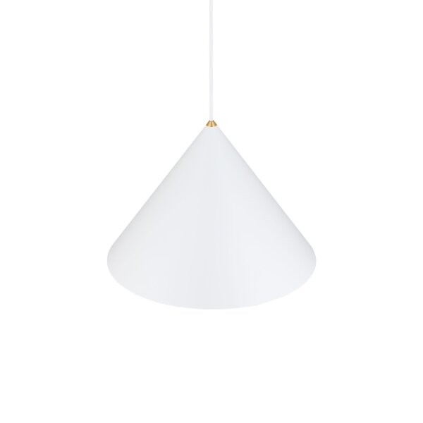 Hängeleuchte GU10 Weiß Ø 35 cm Metall verstellbar Retro