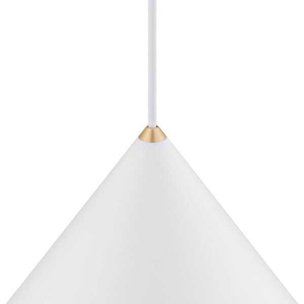 Hängeleuchte GU10 Weiß Ø 35 cm Metall verstellbar Retro
