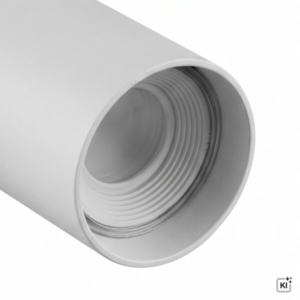 Spot de plafond blanc 4 flammes GU10 orientable 118 cm de long