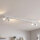 Spot de plafond blanc 4 flammes GU10 orientable 118 cm de long