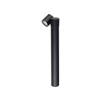 Wegeleuchte IP54 Schwarz GU10 55 cm Glas Aluminium...