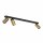 Deckenspot 3-flammig in Messing Schwarz GU10 70 cm