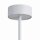 Plafonnier Tissu Ø 50 cm rond pour 3x E27 Gris Moderne
