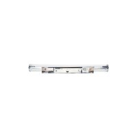 LED Wandleuchte Chrom 3000 K 870 lm Glas Metall 59 cm
