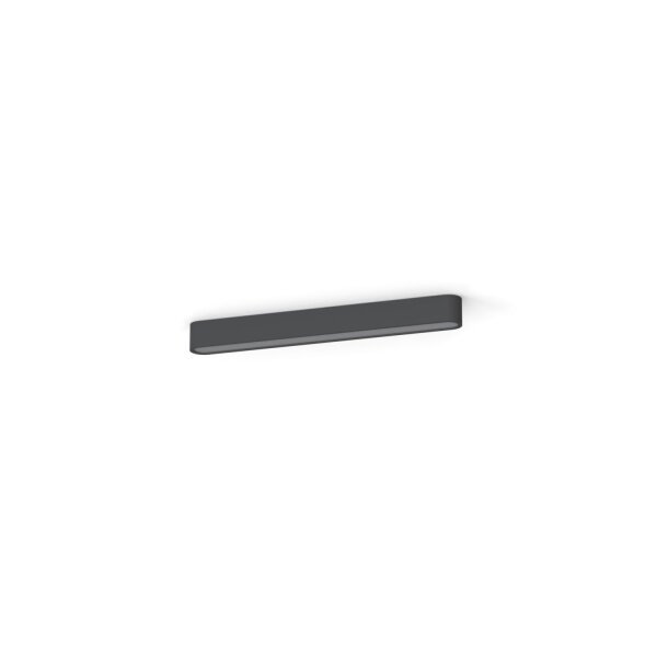 Plafonnier 3000 K 1700 lm Graphite T8 LED interchangeable