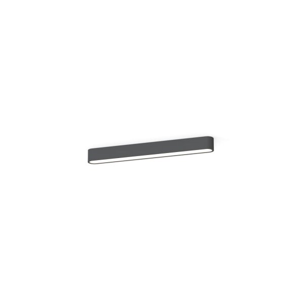 Plafonnier 3000 K 1700 lm Graphite T8 LED interchangeable