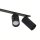 Projecteur de plafond encastré 118 cm de long 4-flamme GU10 noir