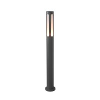 Pollerleuchte IP42 E27 100 cm hoch in Schwarz