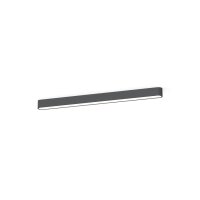 Deckenleuchte warmwei&szlig; Grau 3000 K 2300 lm 95 cm lang T8 LED