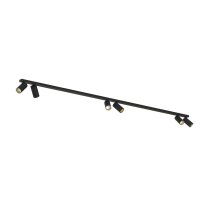 Deckenspot 200 cm groß 6-flammig GU10 in Schwarz...